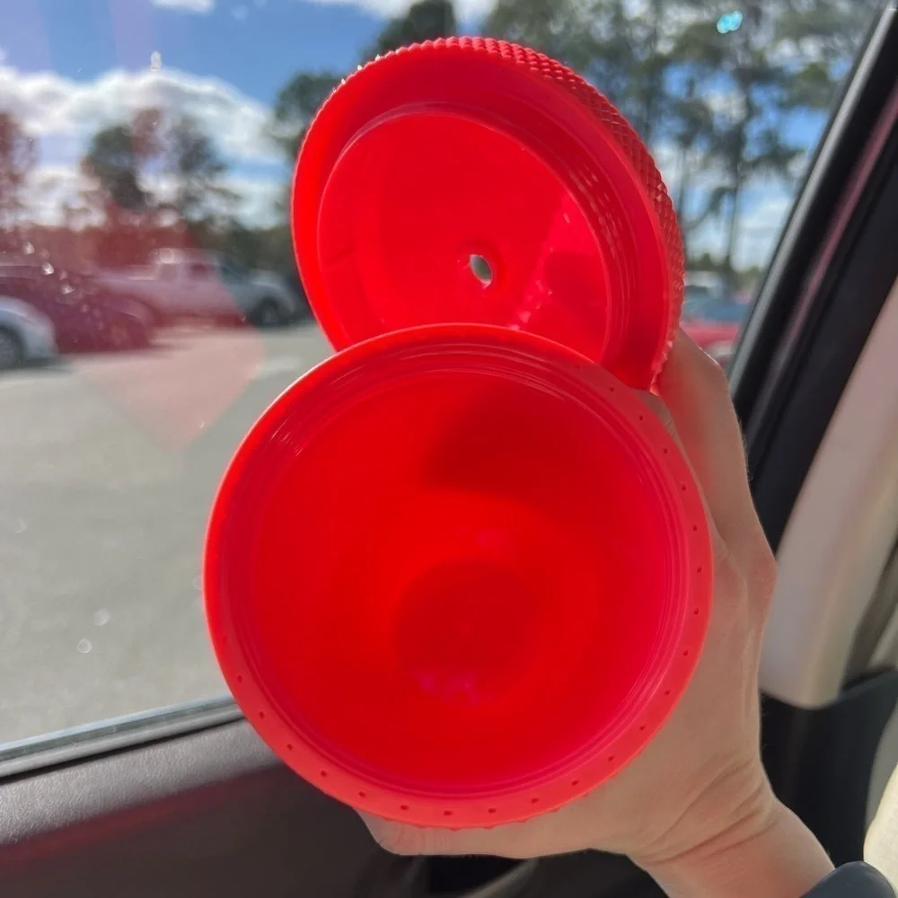 Starbucks Dragonfruit Grid Studded Tumbler  16 oz UPC 762111507105 no straw